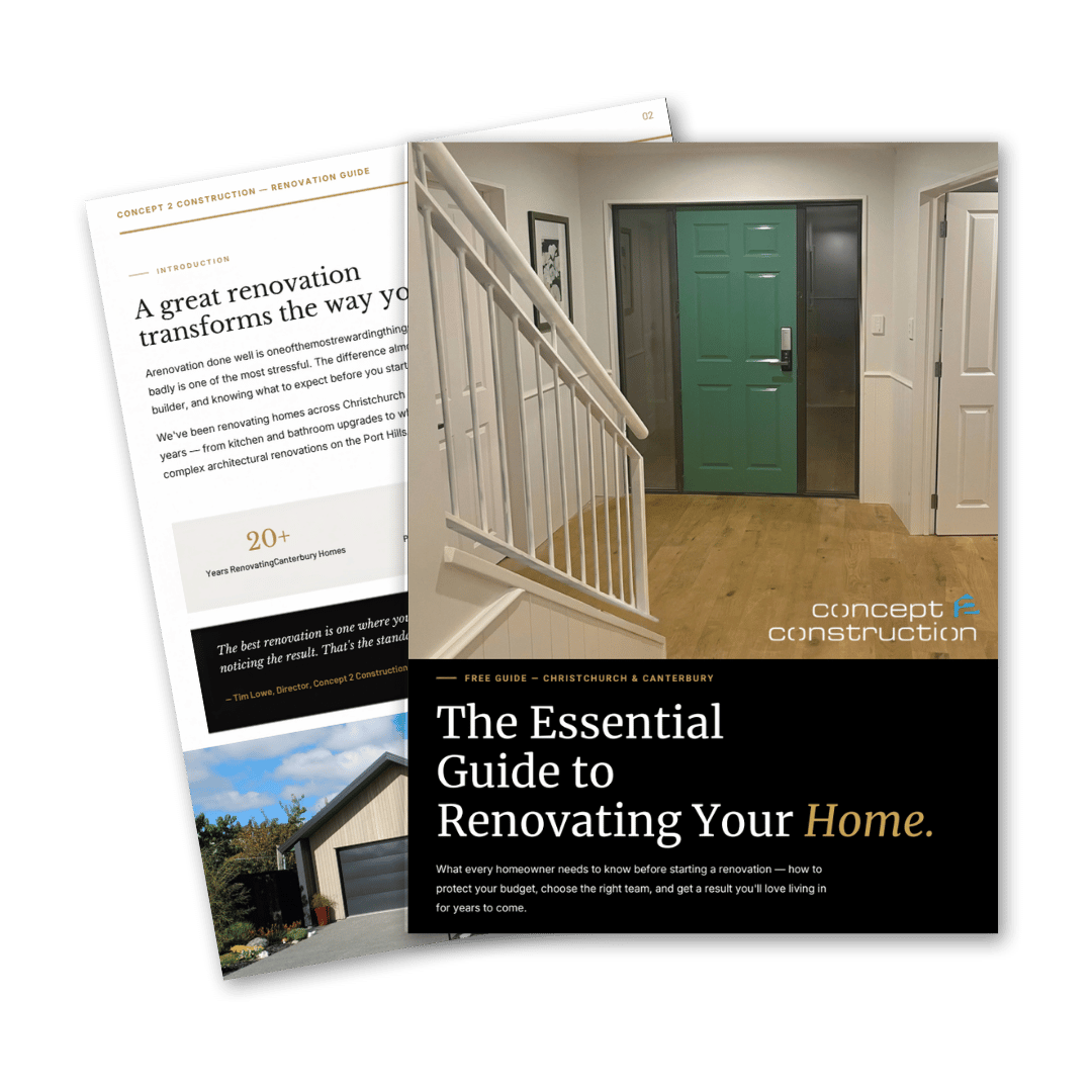 Cover of the Concept 2 Construction house renovation guide